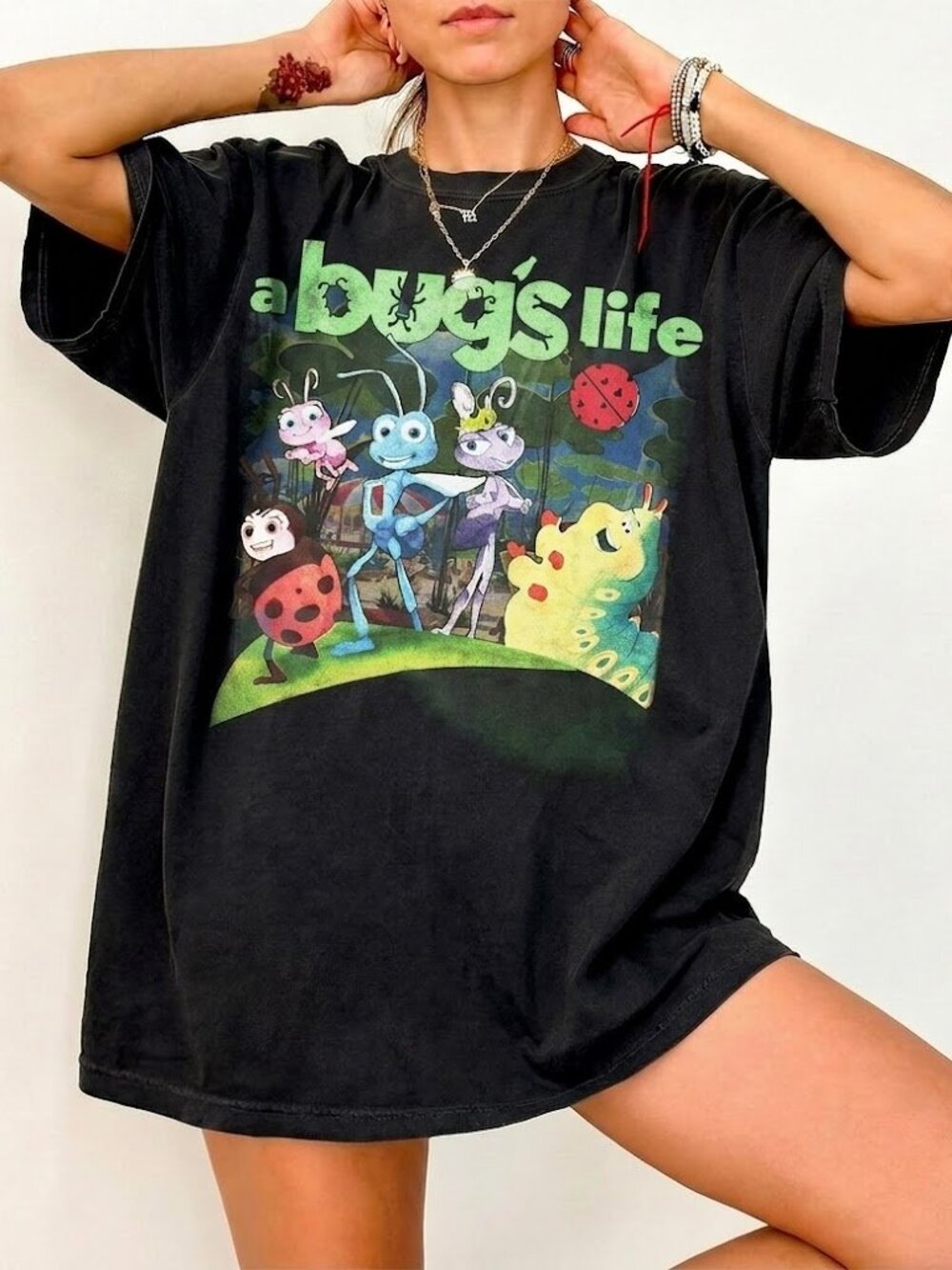 A Bug's Life Circus Bugs Vintage Graphic Tee, Pixar Trip Shirt